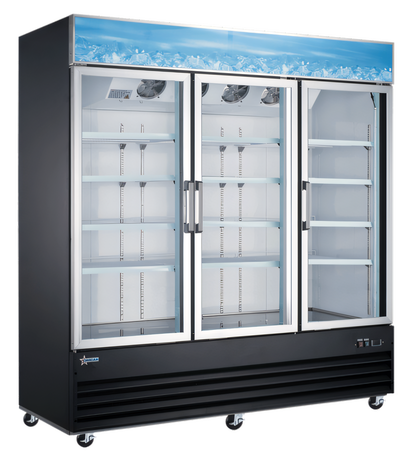 Omcan USA 51052 Glass Door Merchandisers - 51052