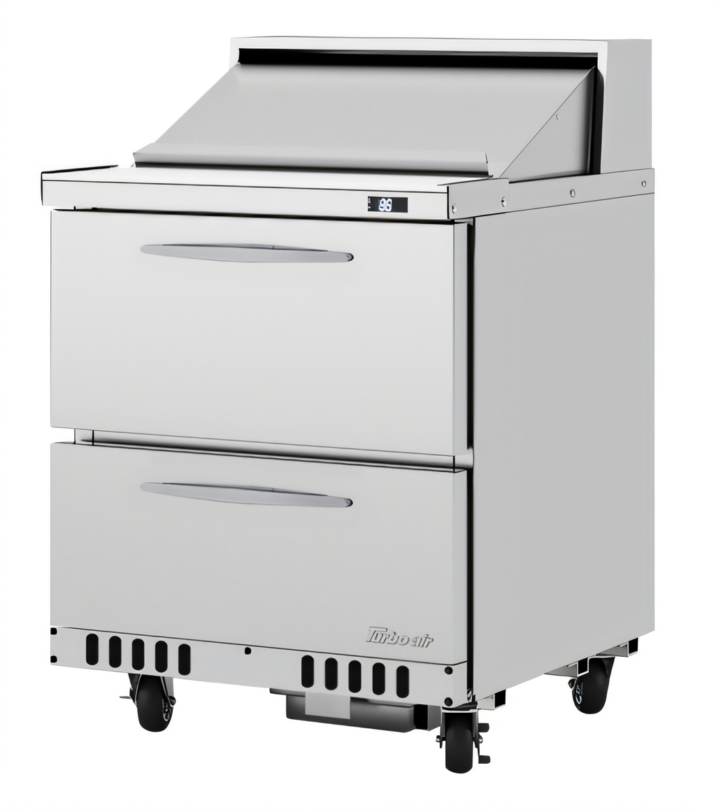 Turbo Air PST-28-D2-FB-N PRO Prep Tables - PST-28-D2-FB-N