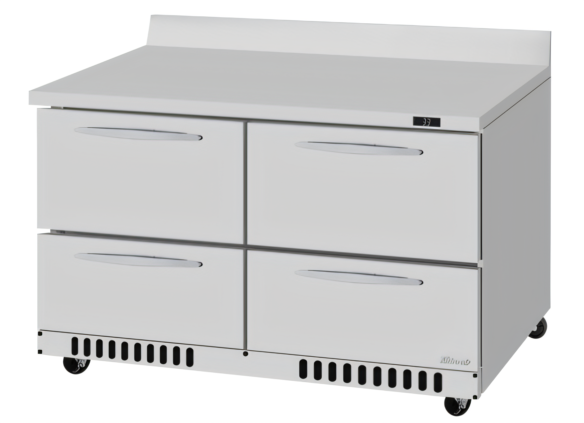Turbo Air PWR-48-D4-FB-N PRO Worktop Refrigerators - PWR-48-D4-FB-N