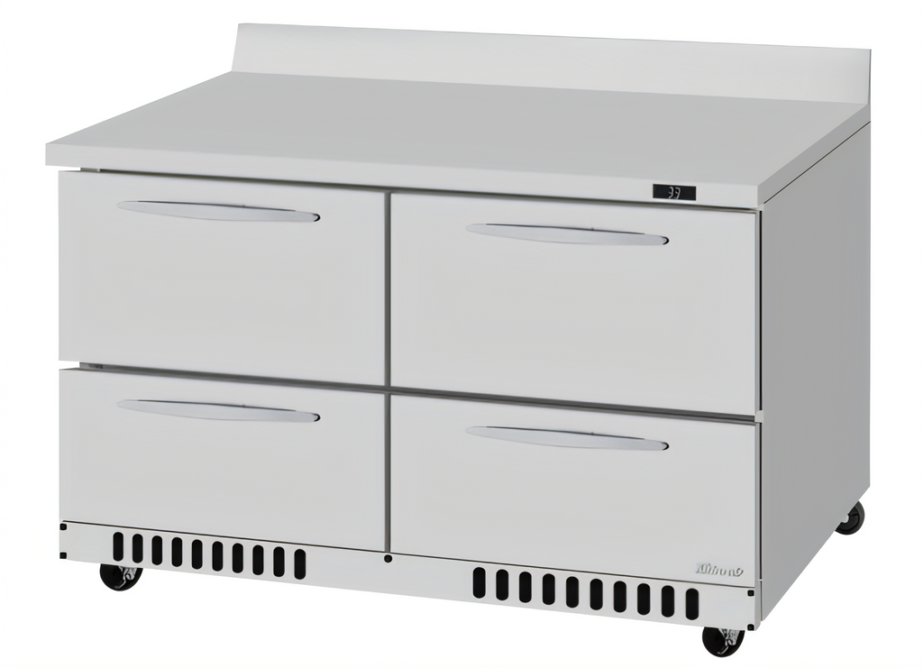 Turbo Air PWR-48-D4-FB-N PRO Worktop Refrigerators - PWR-48-D4-FB-N
