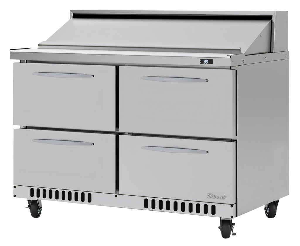 Turbo Air PST-48-D4-FB-N PRO Prep Tables - PST-48-D4-FB-N
