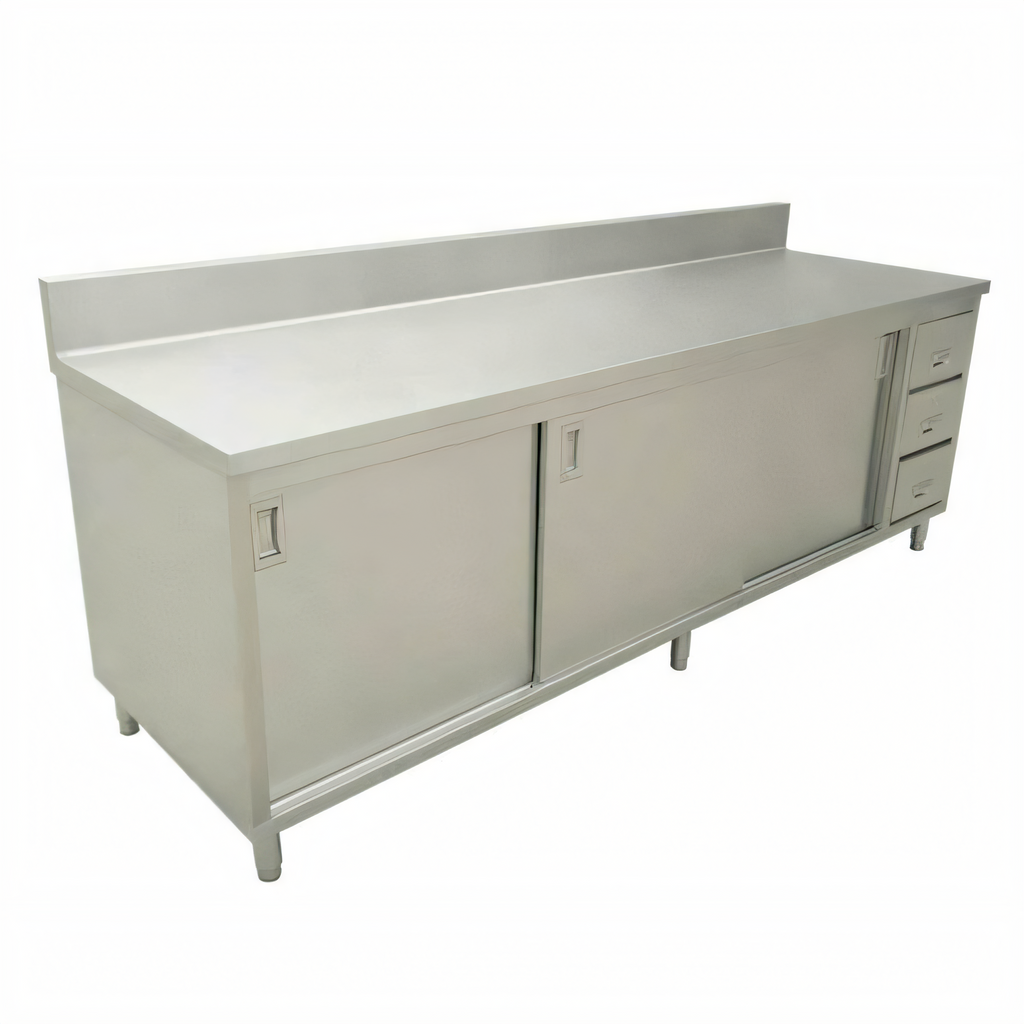 Omcan USA Stainless Steel Prep Tables - 45285