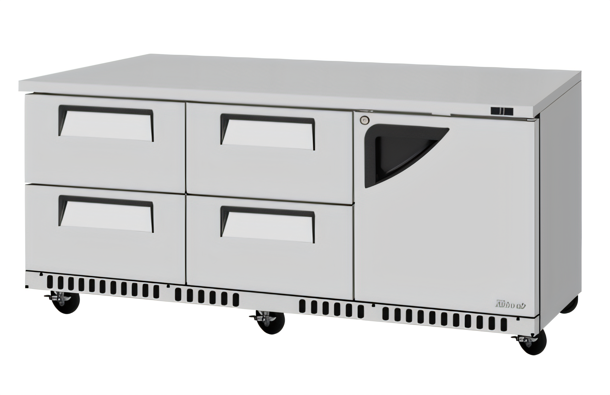 Turbo Air TUR-72SD-D4R(L)-FB-N Super Deluxe Reach-in Refrigerators - TUR-72SD-D4R(L)-FB-N