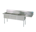 BK Resources  Compartment Sinks - BKS-3-1620-12-18RS