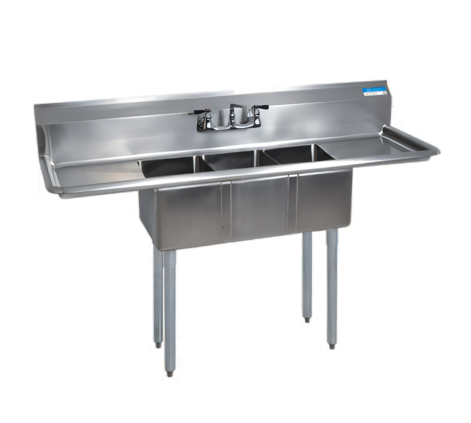 BK Resources BKS-3-1220-12-12T Compartment Sinks - BKS-3-1220-12-12T