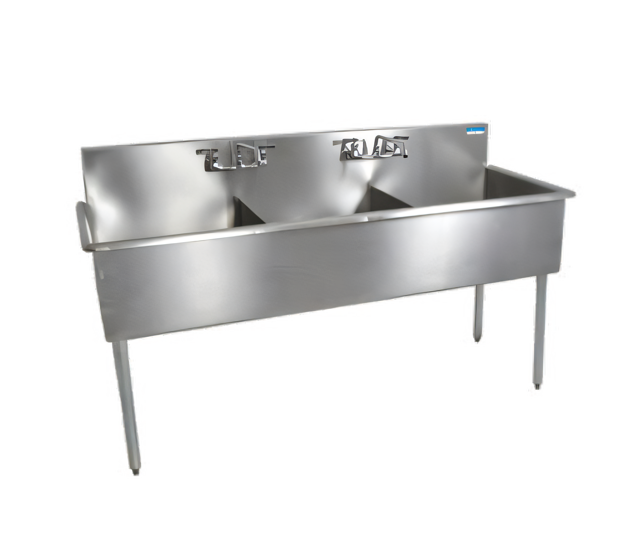 BK Resources BK8BS-3-24-12 Compartment Sinks - BK8BS-3-24-12