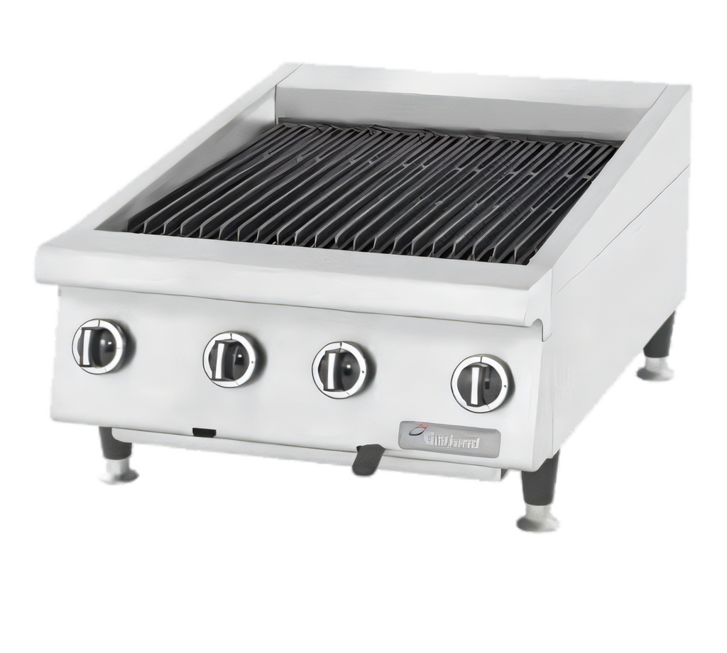 Garland GTBG24-AR24-SIGNATURE Signature Gas Charbroilers - GTBG24-AR24-SIGNATURE
