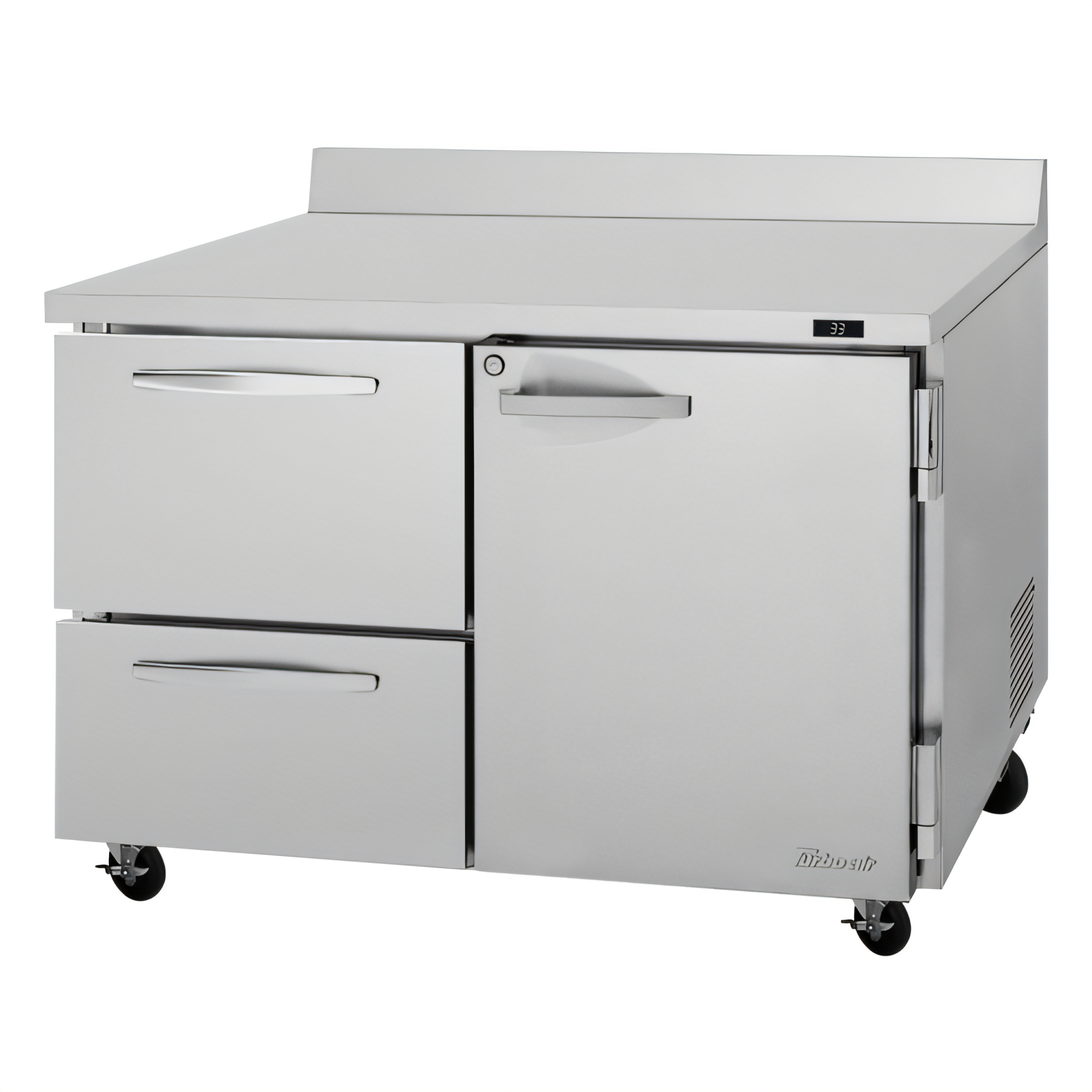 Turbo Air PWR-48-D2R(L)-N PRO Worktop Refrigerators - PWR-48-D2R(L)-N