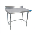 BK Resources SVTR5OB-9624 Stainless Steel Prep Tables - SVTR5OB-9624