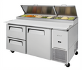 Turbo Air TPR-67SD-D2-N Super Deluxe Prep Tables - TPR-67SD-D2-N