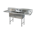BK Resources BKS-2-18-12-18T Compartment Sinks - BKS-2-18-12-18T