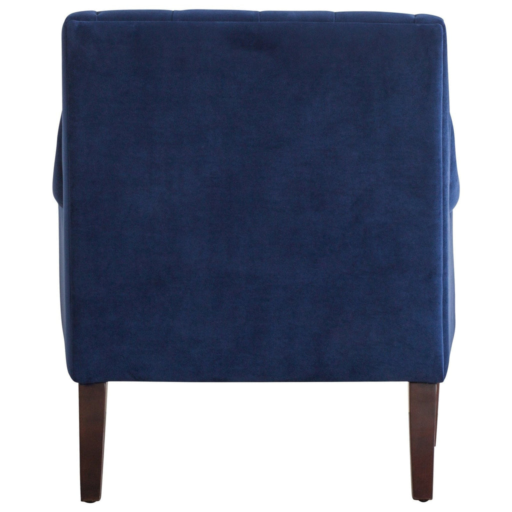 New Pacific Direct Marlene Velvet Fabric Tufted Accent Chair 1900121-347