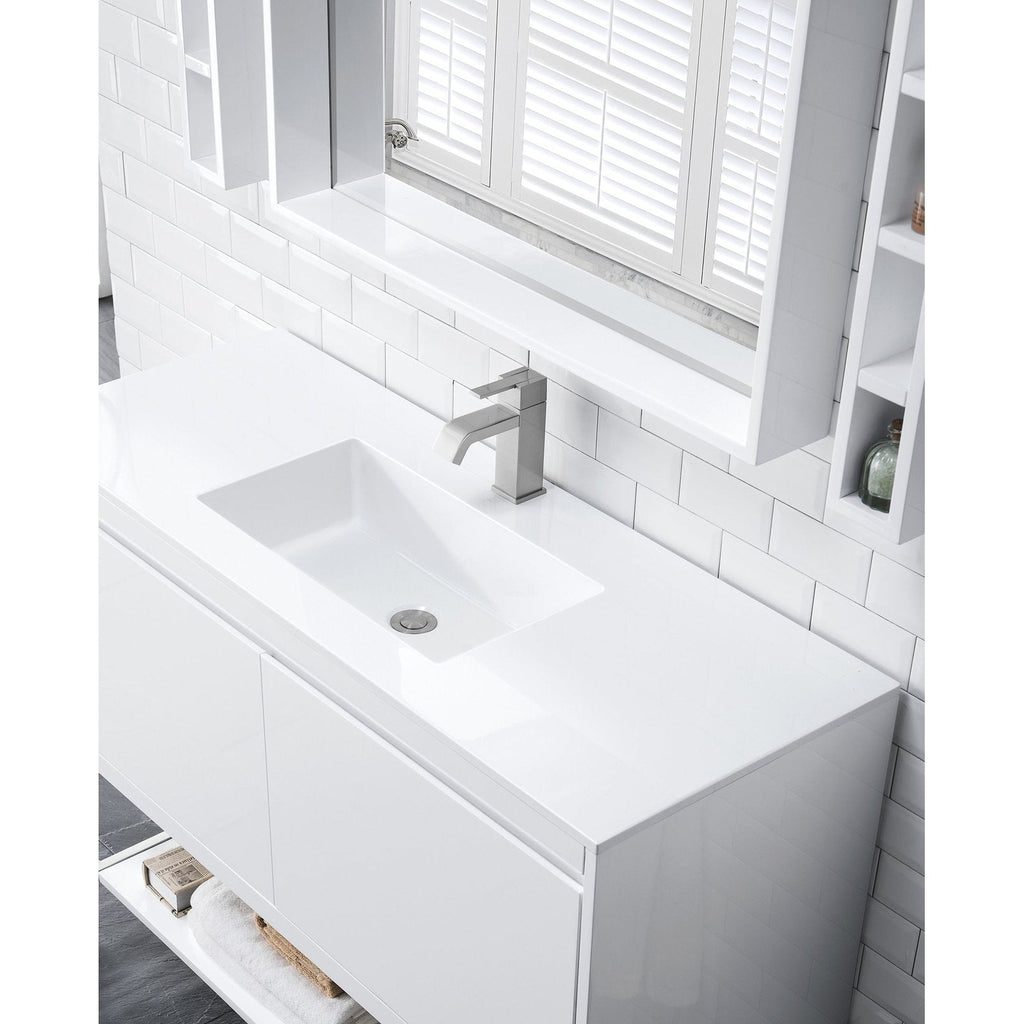 James Martin Vanities Milan 47.3" Single Vanity Cabinet - 801V47.3GWRGDCHB