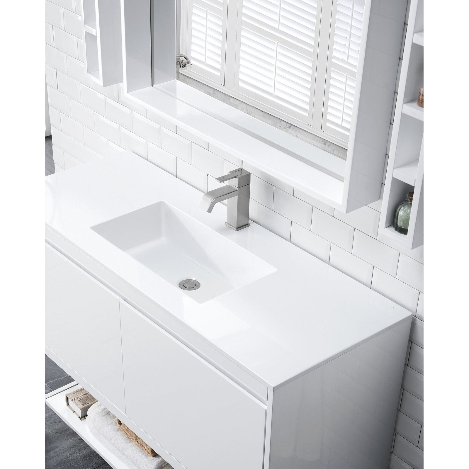 James Martin Vanities Milan 47.3" Single Vanity Cabinet - 801V47.3GWRGDCHB