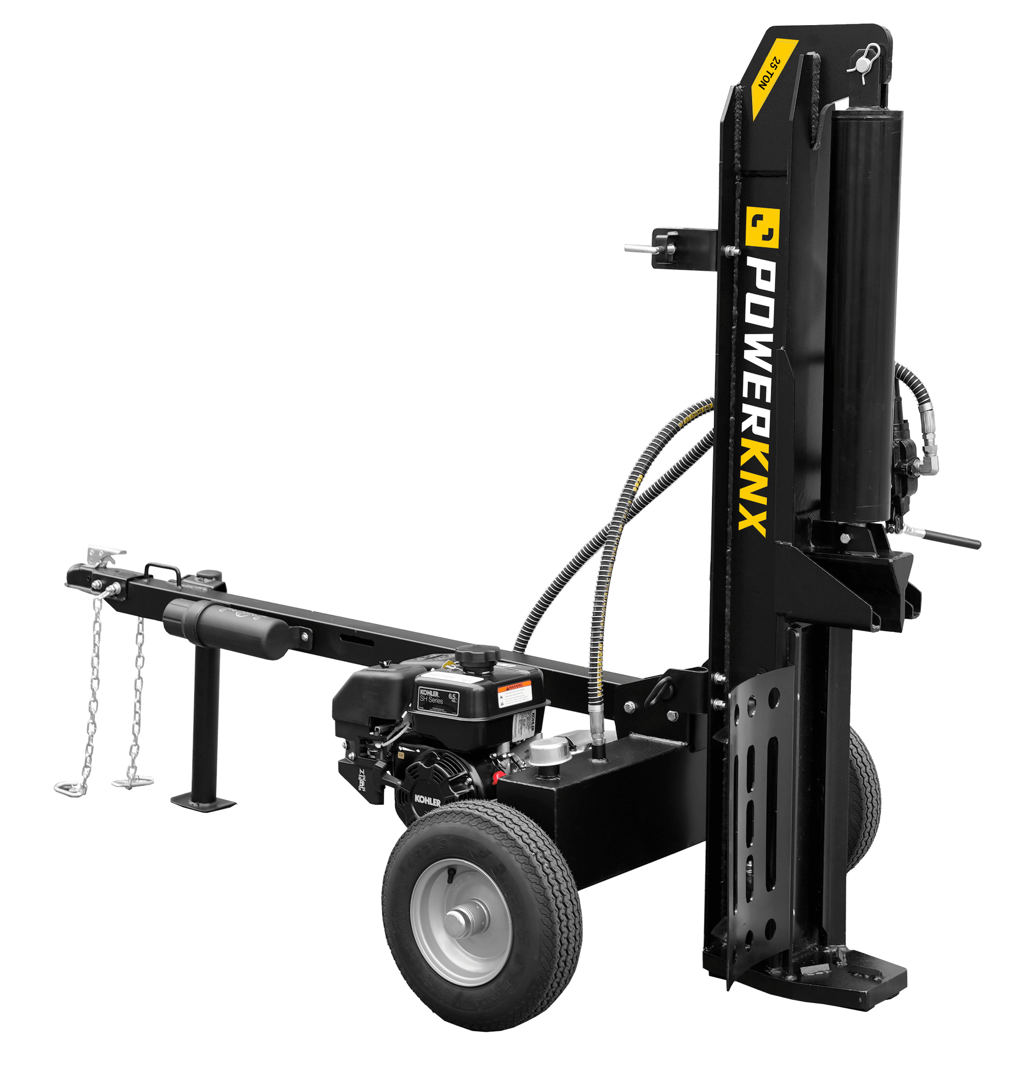 POWERKNX 25-Ton Vertical/Horizontal Gas Log Splitter  - 31-403