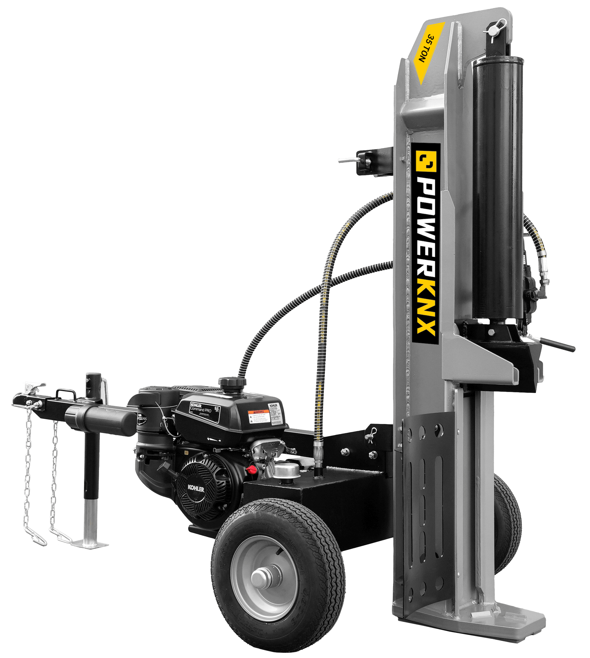 POWERKNX 35-Ton Vertical/Horizontal Gas Log Splitter  - 31-405