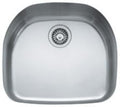 FRANKE PCX1102109 Franke Prestige 22.25-In. X 20-In. 18 Gauge Stainless Steel Undermount Single Bowl Kitchen Sink -