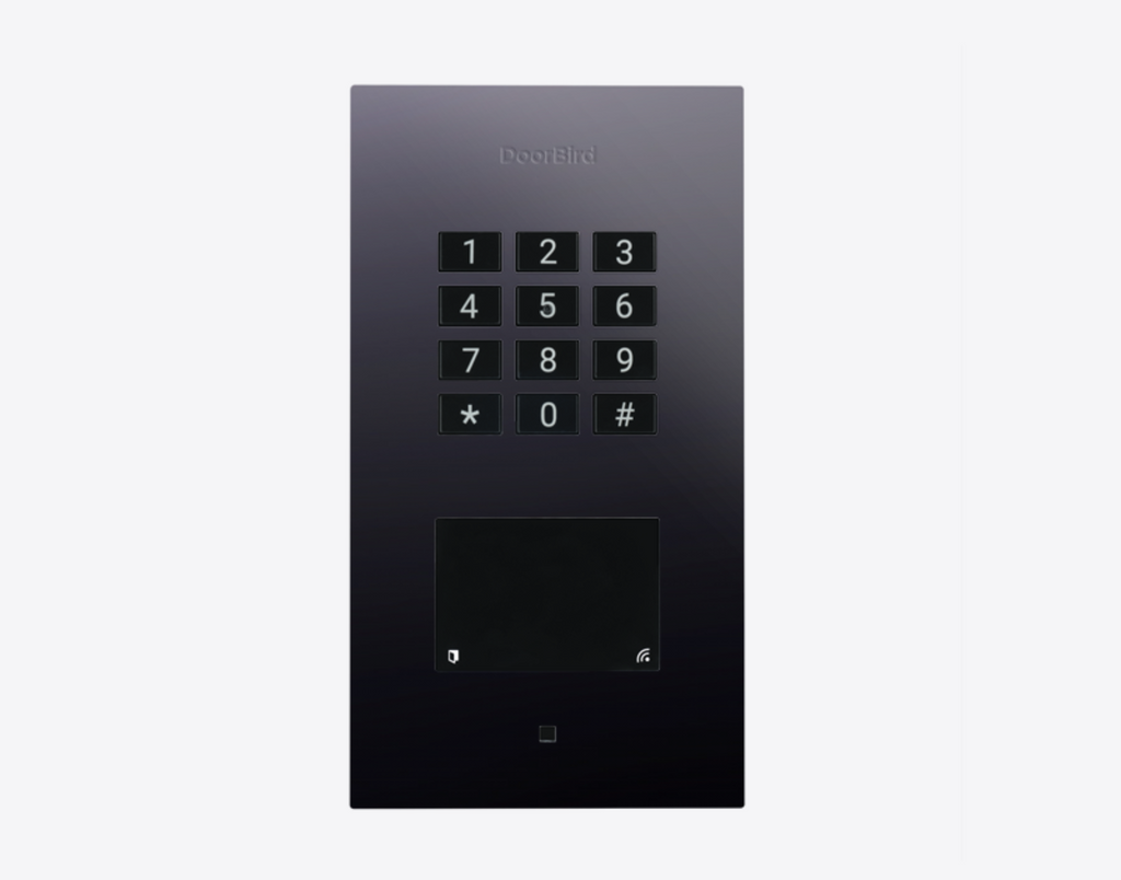 DoorBird A1121 Flush-Mount IP Access Control Device in Titanium - 423893672