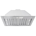 Range Hood Insert/Liner, 15, 18 or 21 inch Deep Options, Ducted, 600/1200 CFM, Stainless Steel | Proline PLJL Hurricane - Hurricane PLJL INS.28.15D