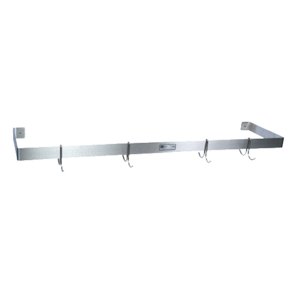 John Boos PRW14 Wall Mount 96" Single Bar Pot Rack - JBPRW14