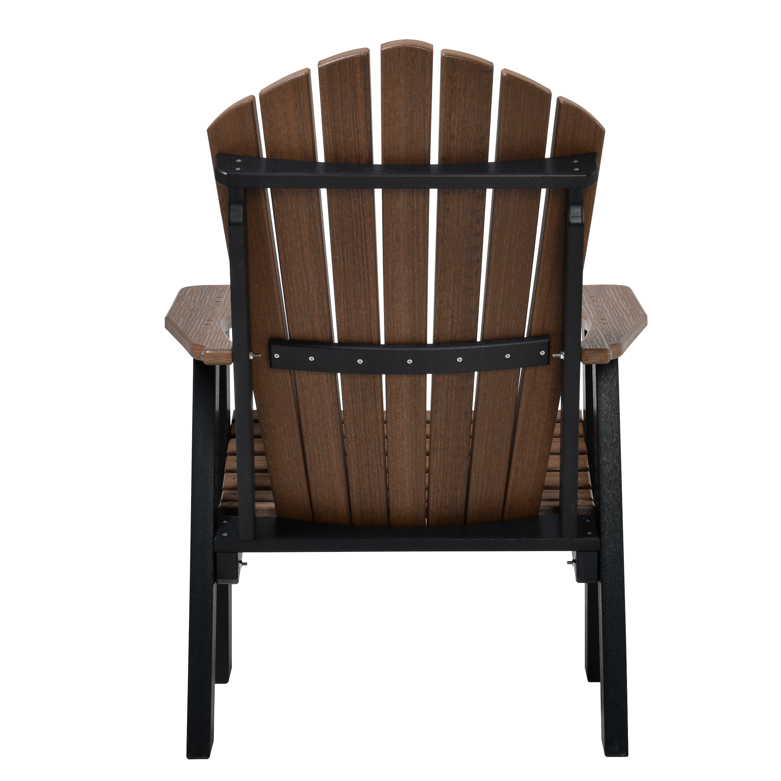 QW Amish Adirondack Chair - Wood Grain Poly - 121L-AHBC2400