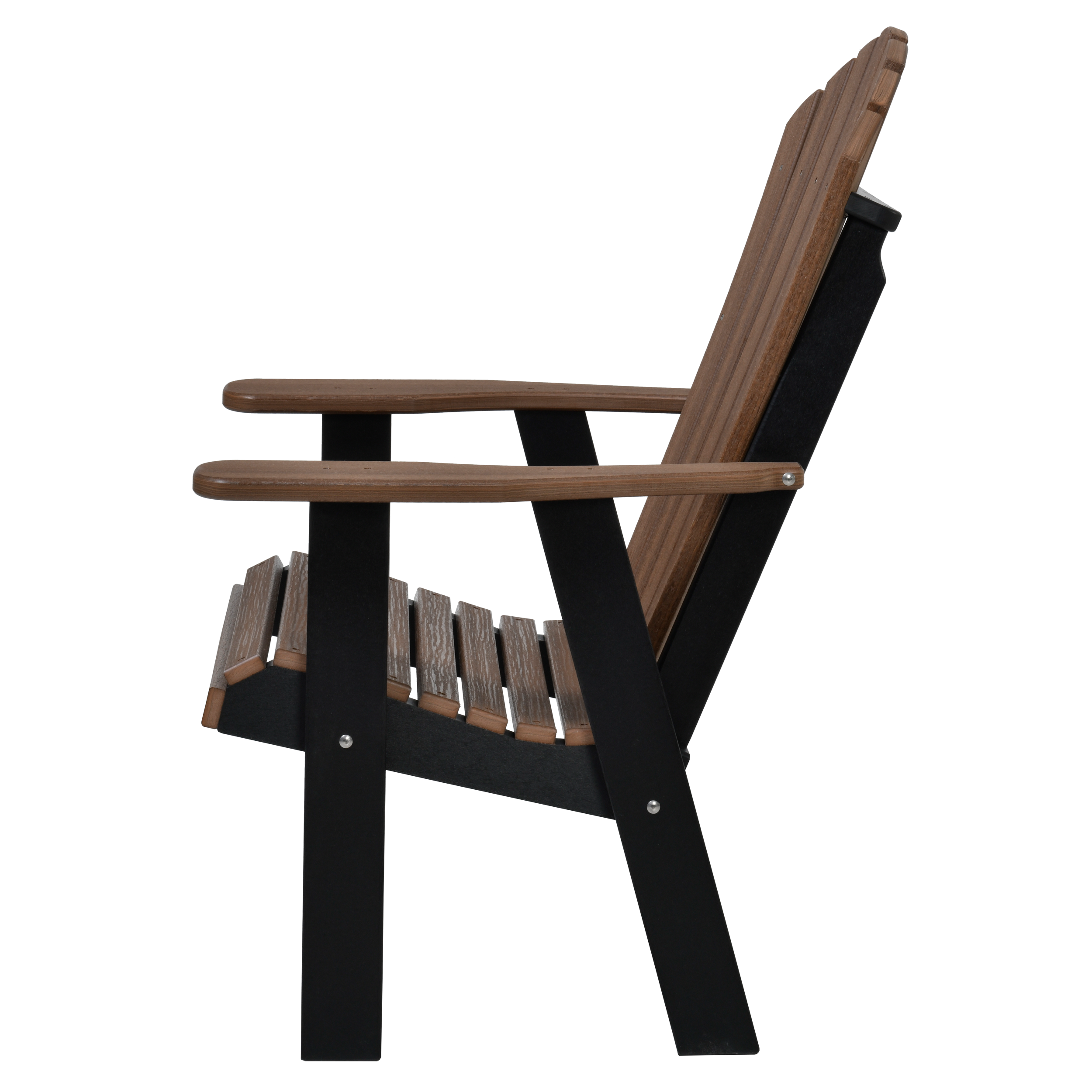 QW Amish Adirondack Chair - Wood Grain Poly - 121L-AHBC2400