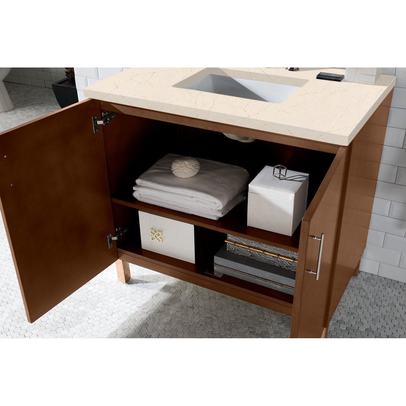 James Martin Vanities Metropolitan 36" Single Vanity - 850-V36-AWT-3AF