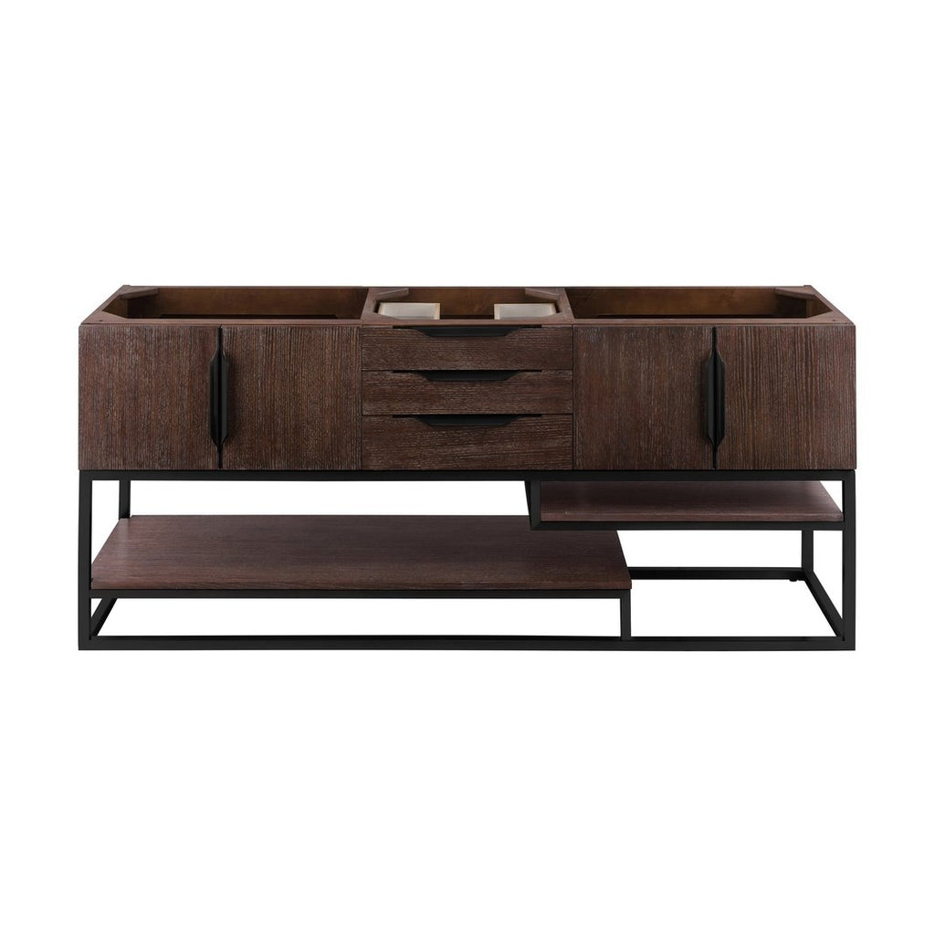 James Martin Vanities Columbia 72" Double Vanity - 388-V72D-AGR-MB-DGG