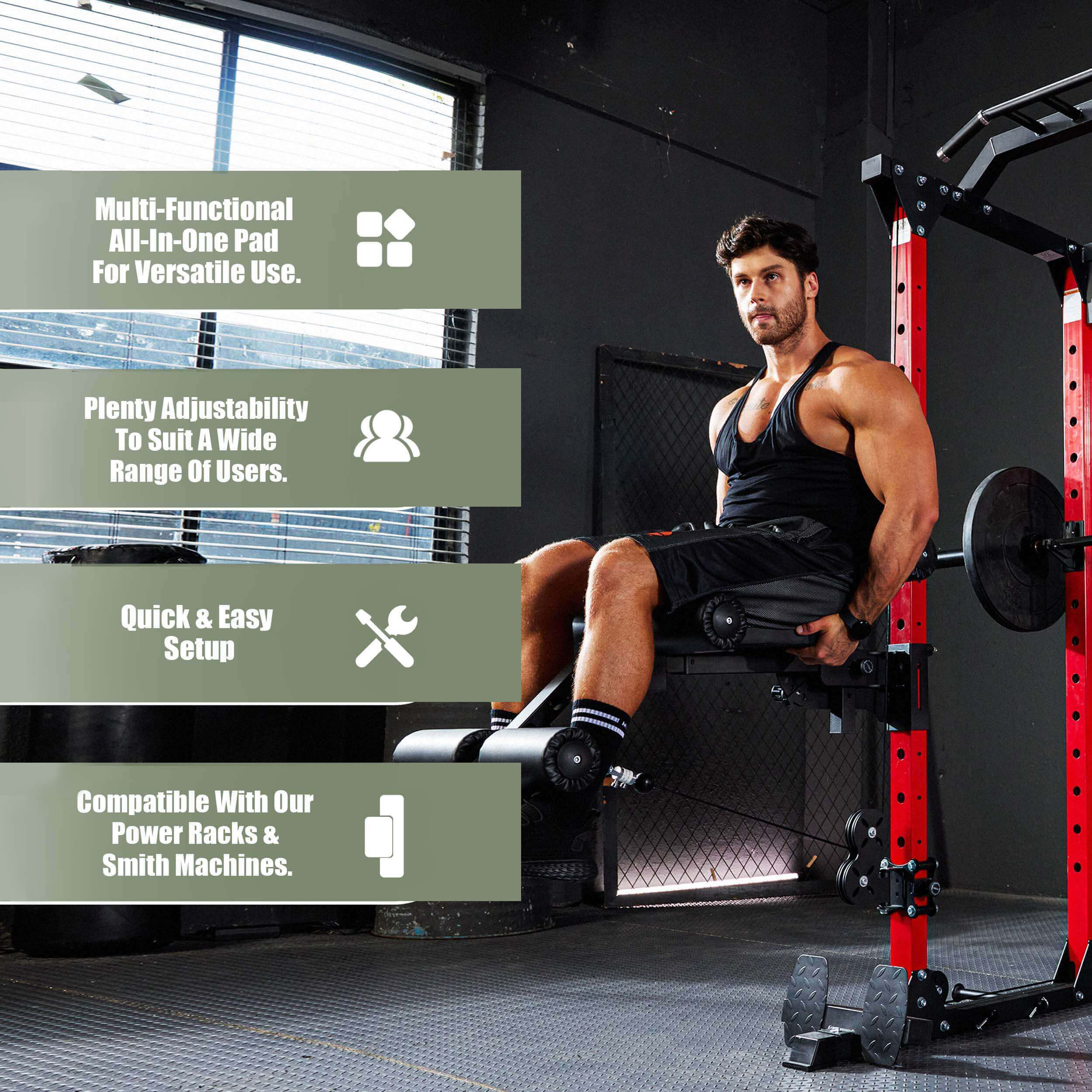 Major Fitness Rack Mounted Leg Extension - RMLE57