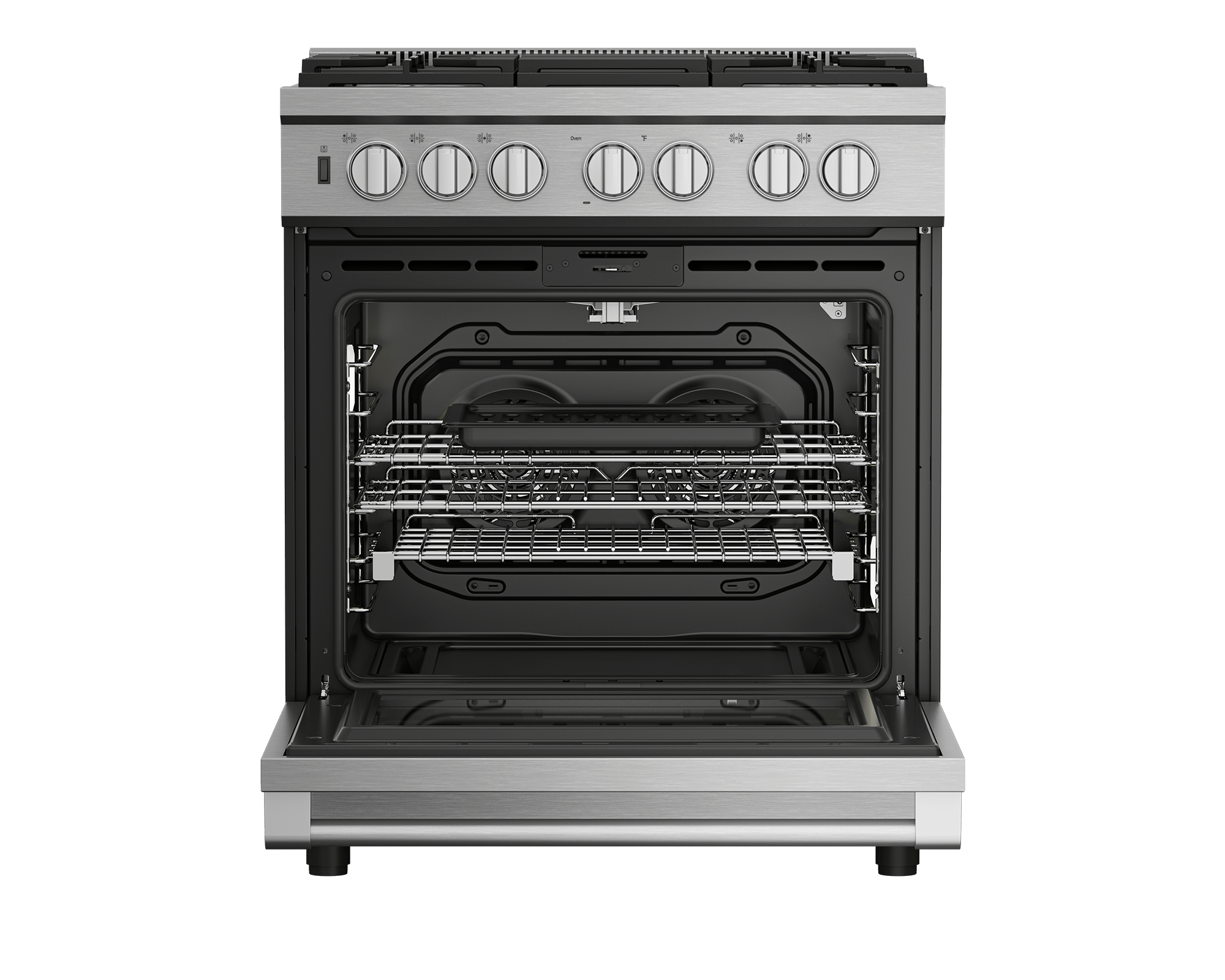 BEKO 30" in Stainless Steel Pro-Style Gas Range in Stainless Steel - PRGR34552SS
