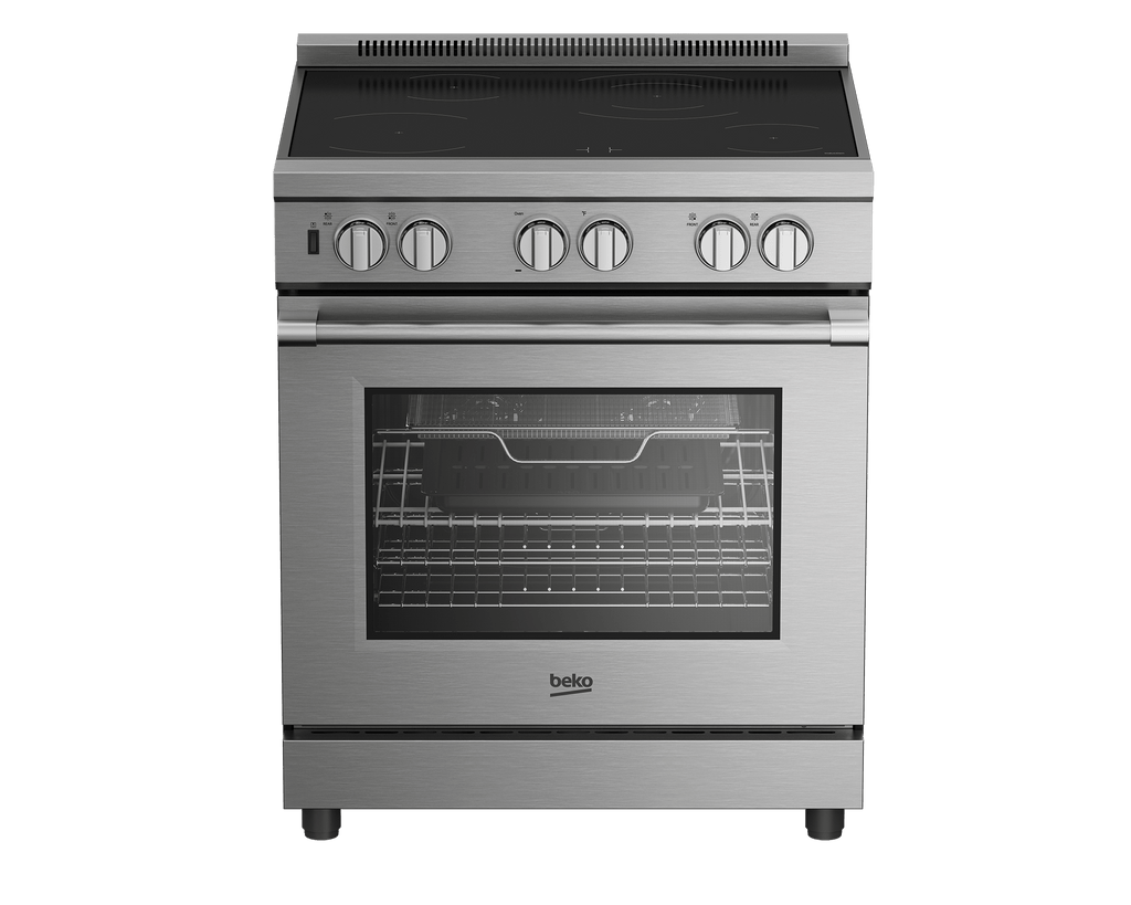 BEKO 30" in Stainless Steel Pro-Style Induction Range in Stainless Steel - PRIR34452SS