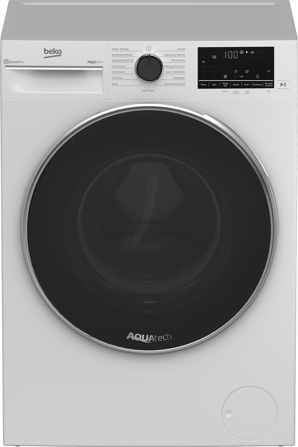 BEKO 24" Front Load Washer White - WFTV10733XC