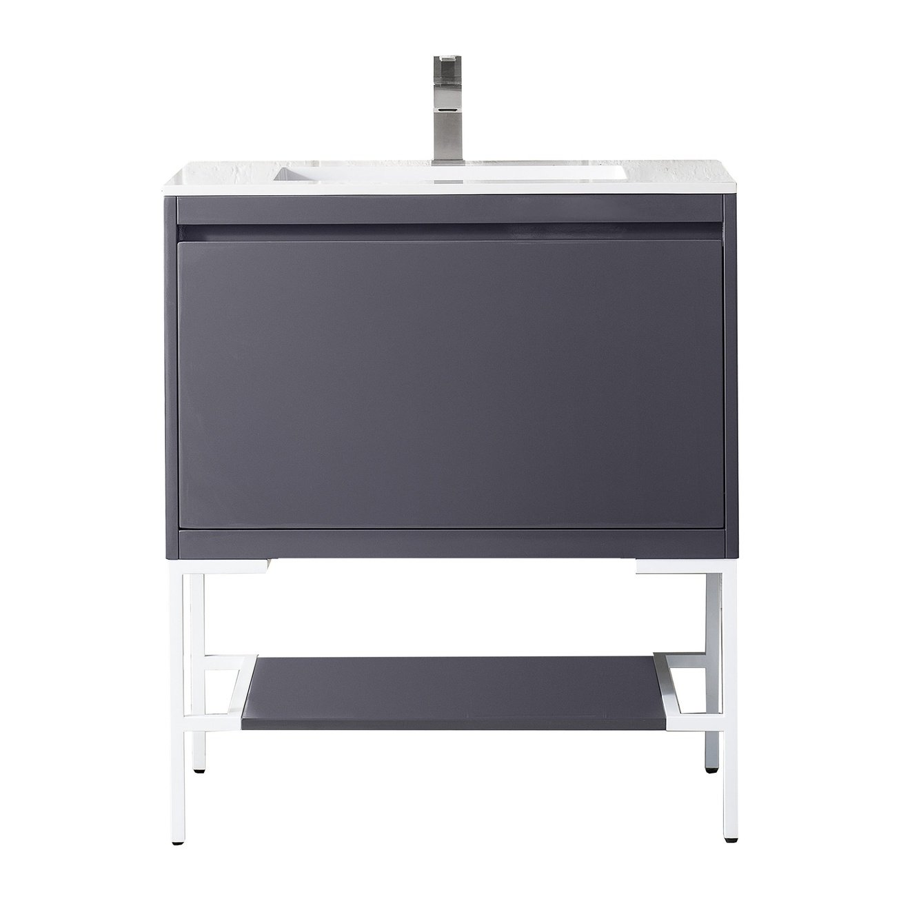 James Martin Vanities Milan 31.5" Single Vanity Cabinet - 801V31.5GWRGDCHB