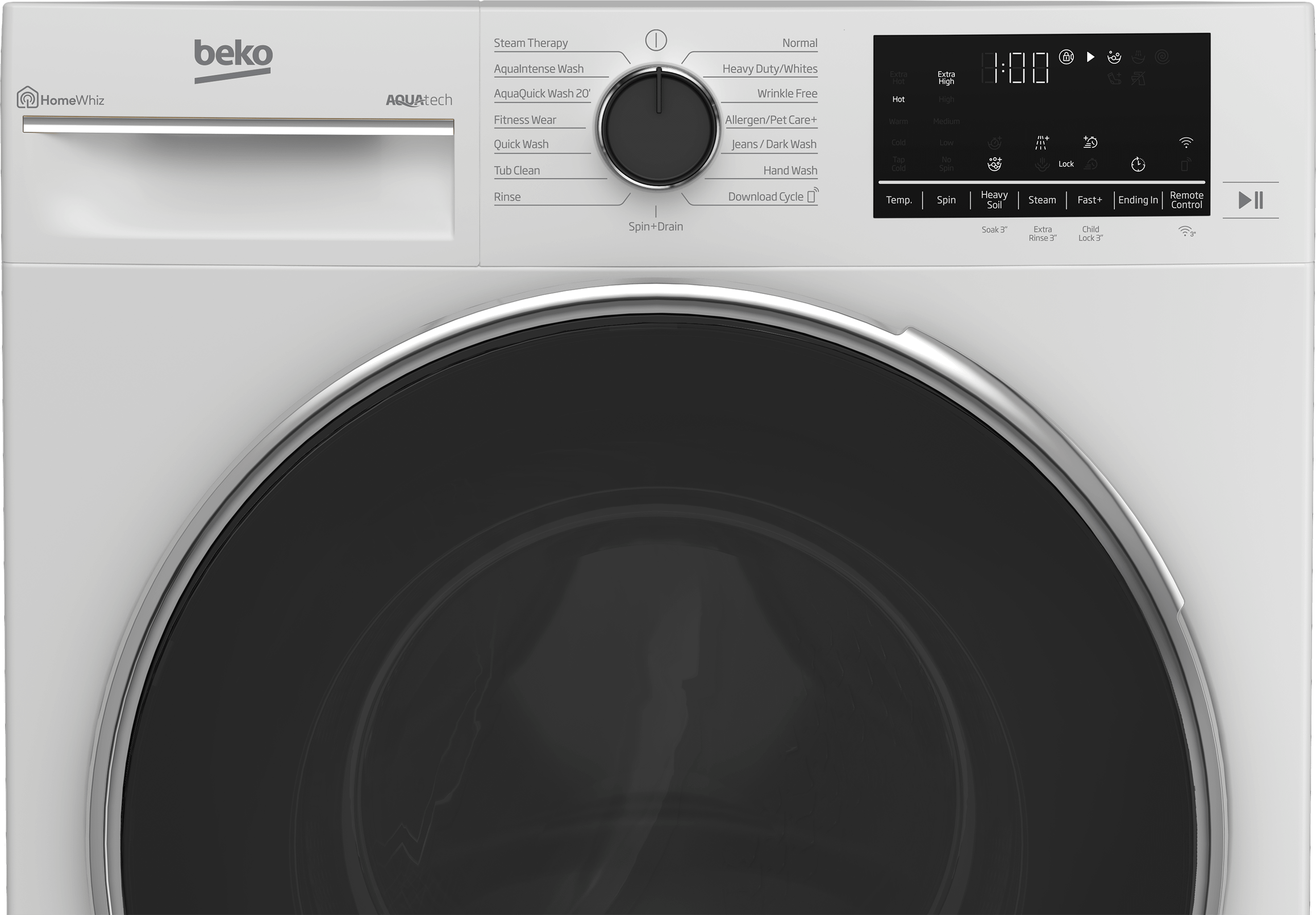 BEKO 24" Front Load Washer White - WFTV10733XC