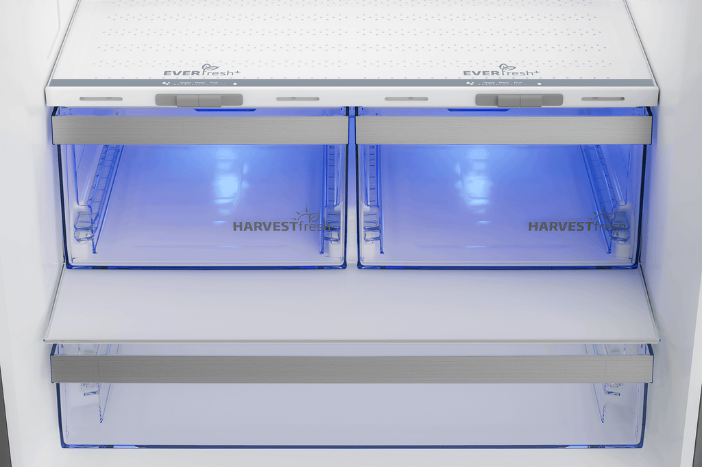 BEKO 30" Bottom Freezer Refrigerator with HarvestFresh in Stainless Steel - BFBD30216SSL