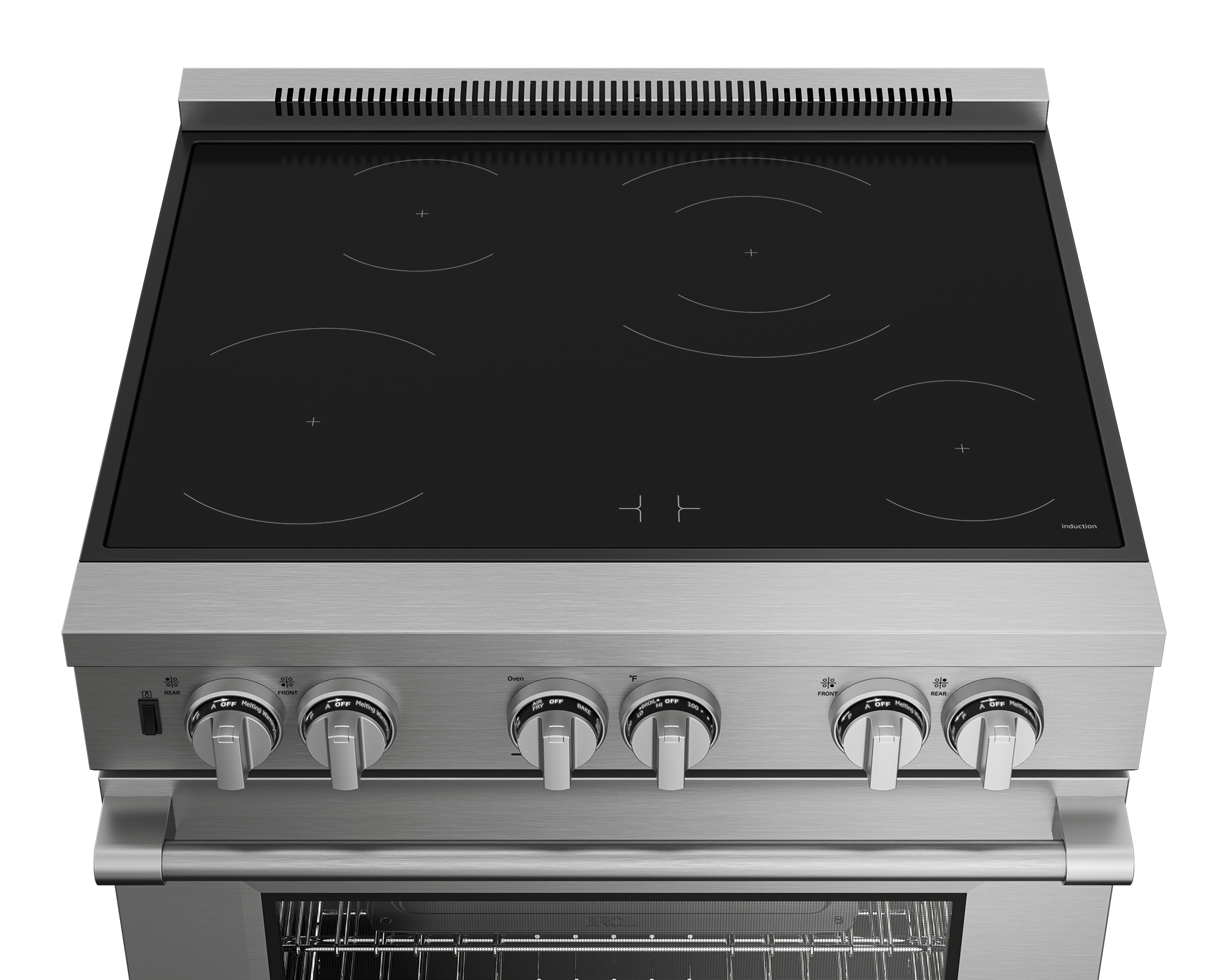 BEKO 30" in Stainless Steel Pro-Style Induction Range in Stainless Steel - PRIR34452SS