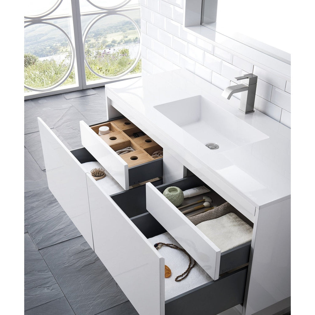 James Martin Vanities Milan 47.3" Single Vanity Cabinet - 801V47.3GWRGDCHB
