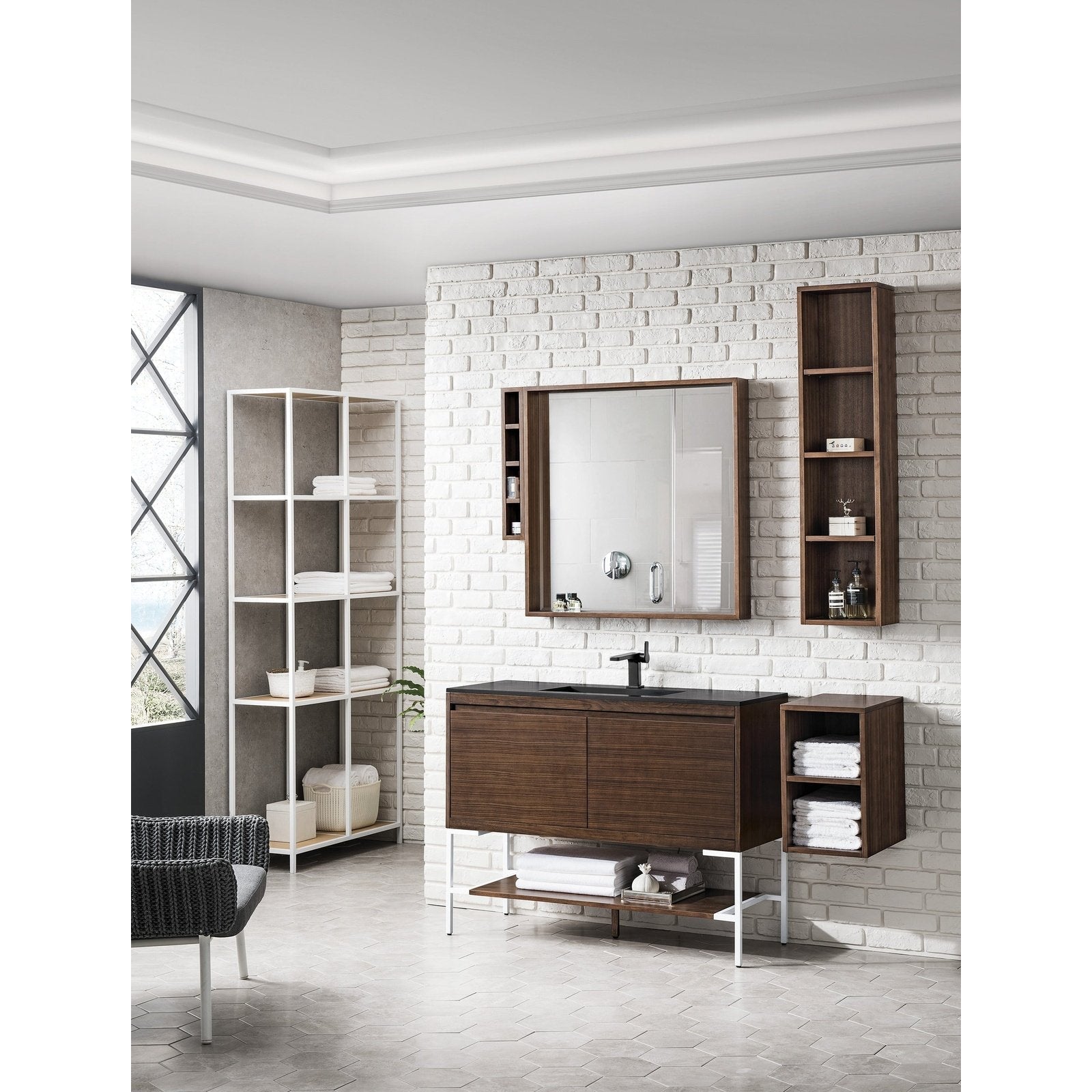 James Martin Vanities Milan 47.3" Single Vanity Cabinet - 801V47.3GWRGDCHB