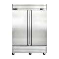 Maxx Cold V-Series 2 Door Reach-In Refrigerator, Bottom Mount, in Stainless Steel - - MVR-49FDHC