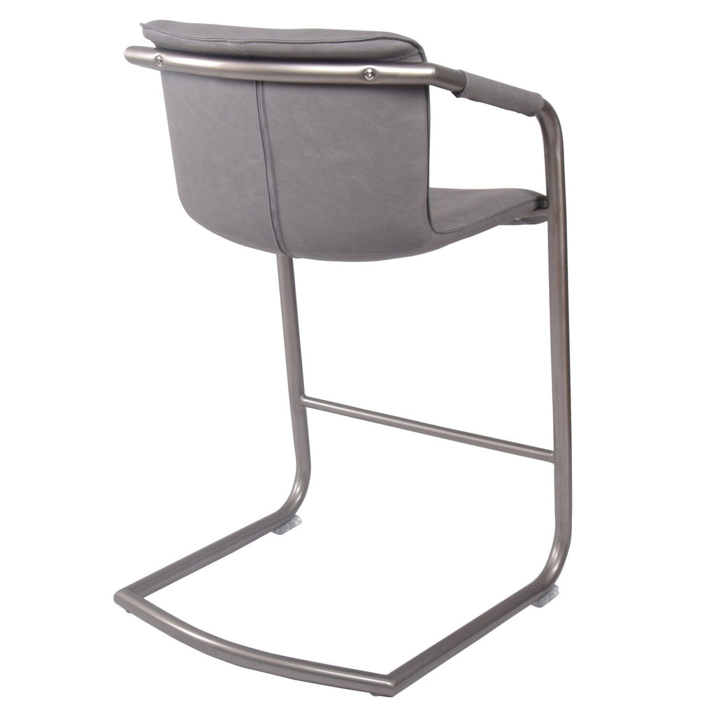 New Pacific Direct Indy PU Leather Counter Stool, (Set of 2)  - 1060004-216