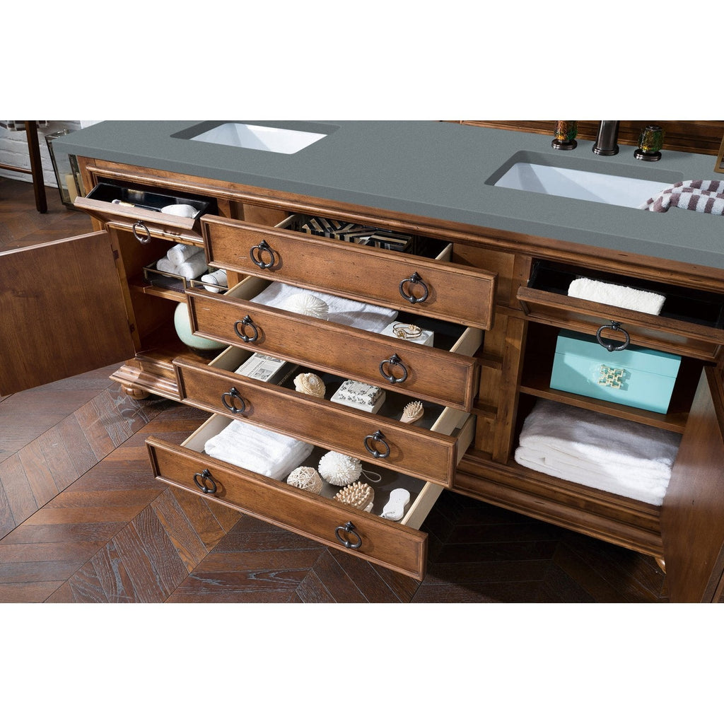 James Martin Vanities Mykonos 72" Double Vanity - 550-V72-CIN-3AF