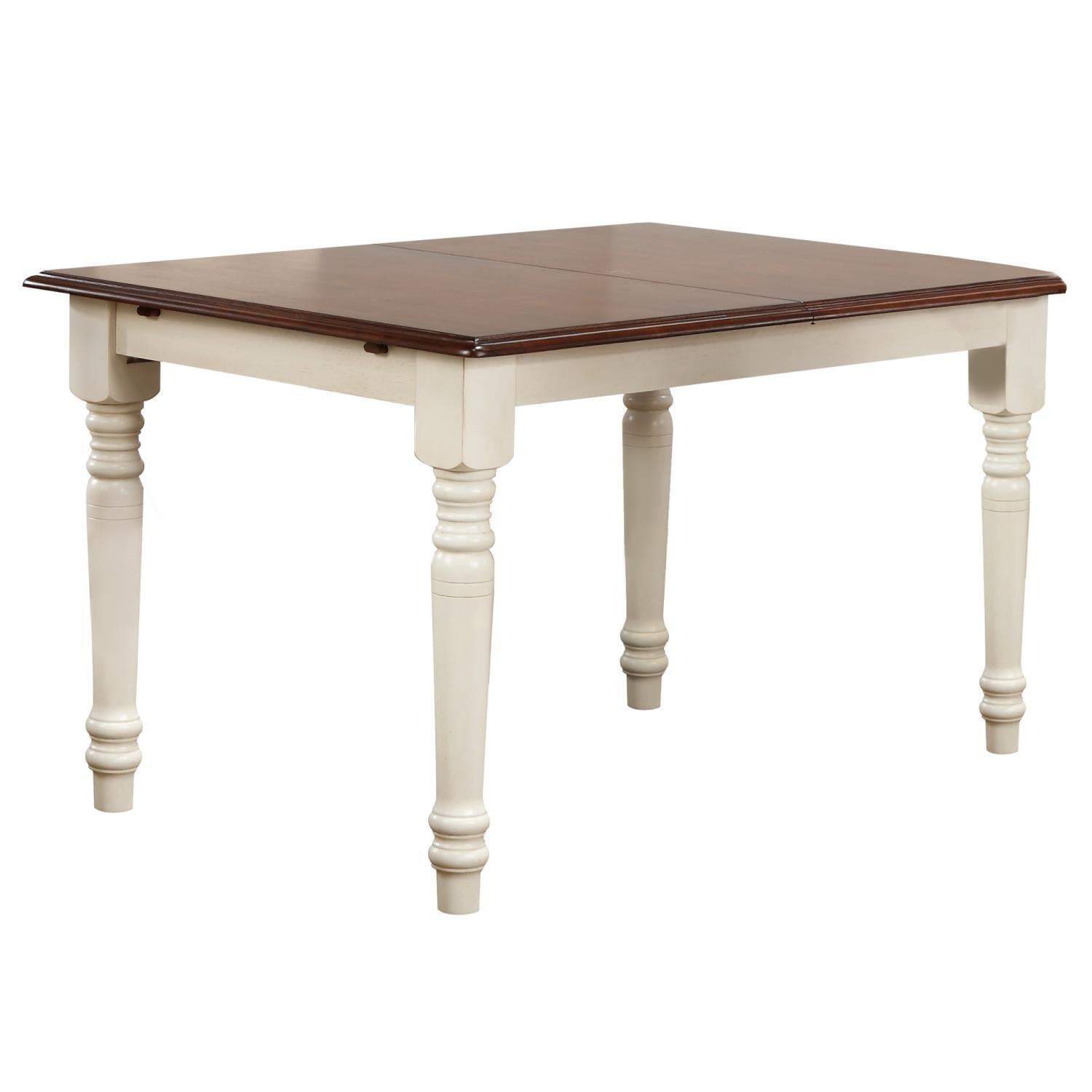 Sunset Trading Andrews 5 Piece 48-60" Rectangular Extendable Dining Set - DLU-TLB3660-C30-AW5PC