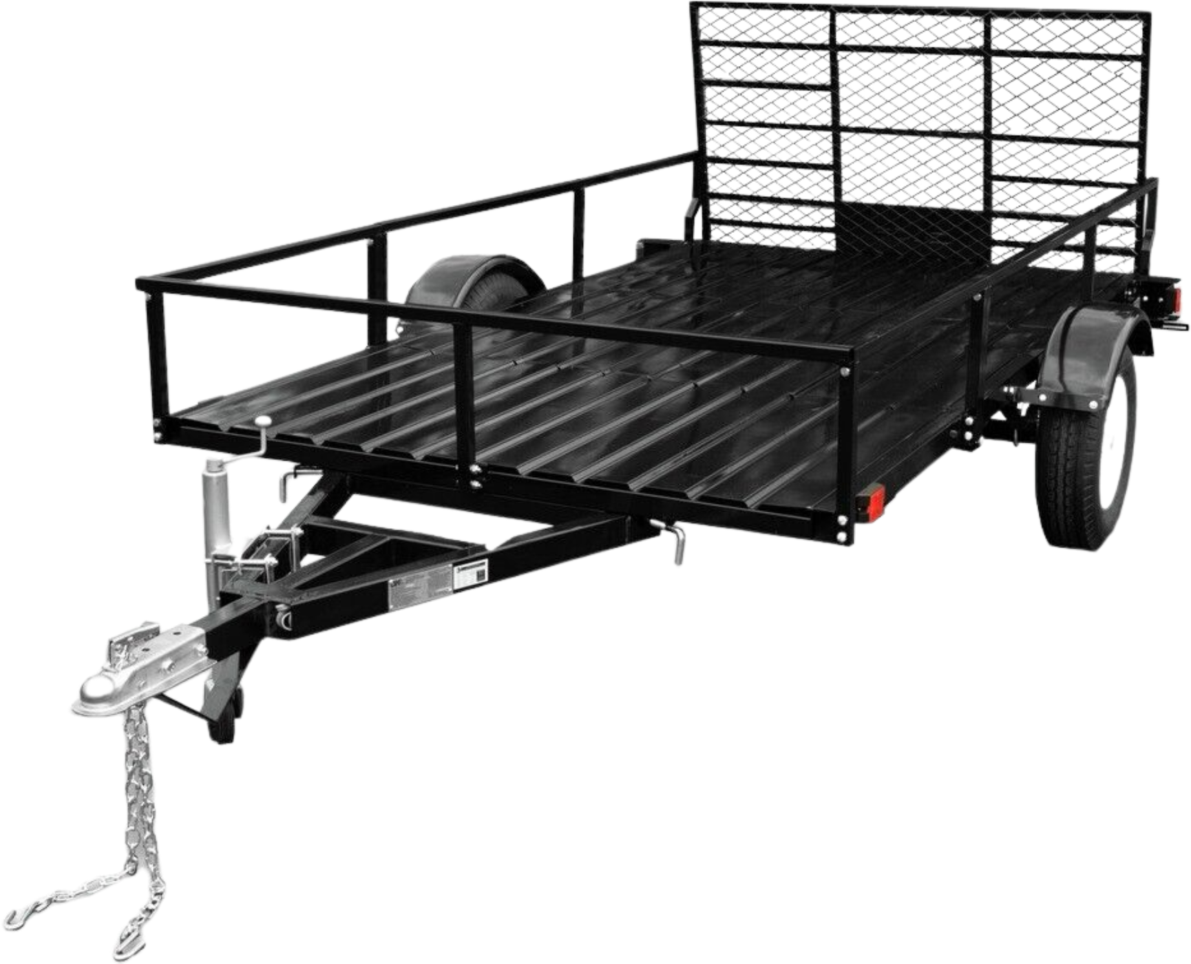 DK2 MMT6X10 1950 lb. Capacity 6 ft. x 10 ft. Drive-Up Gate Single Axle Trailer Kit New - MMT6X10