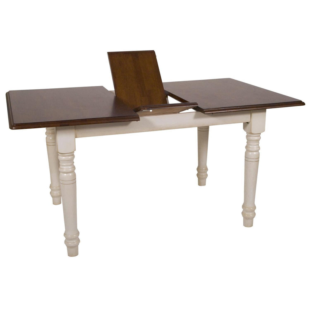 Sunset Trading Andrews 5 Piece 48-60" Rectangular Extendable Dining Set - DLU-TLB3660-C30-AW5PC