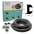 TACO Rub Rail Kit 1-1/4" X 15/16" 50' White w/ White Insert - V11-3447WWK50-2