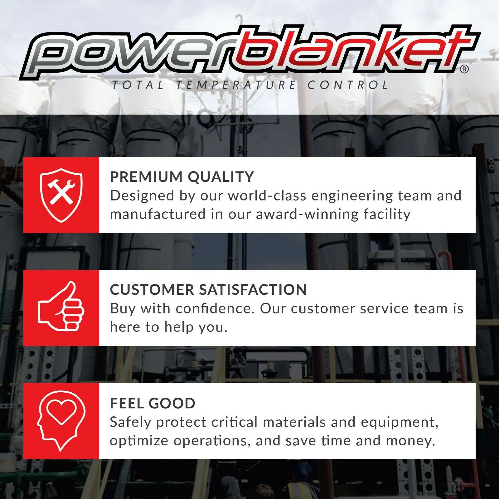Powerblanket BH55RR-100 55 Gallon Insulated Drum Heater 100°F Fixed New - BH55RR-100