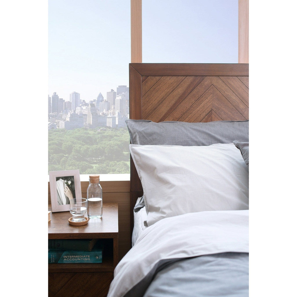 New Pacific Direct Piero Chevron Queen Headboard  - 7800046