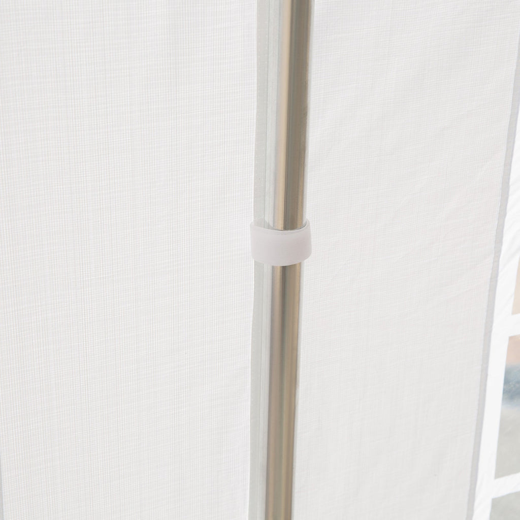 Outsunny 32' x 16' Heavy Duty Party/Wedding Tent with Removable Sidewalls, White - 100110-046W