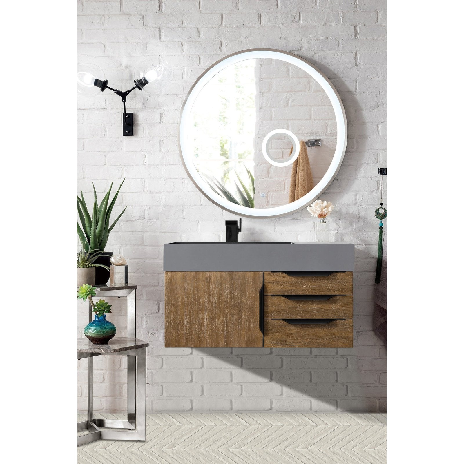 James Martin Vanities Mercer Island 36" Single Vanity - 389-V36-AGR-G-DGG