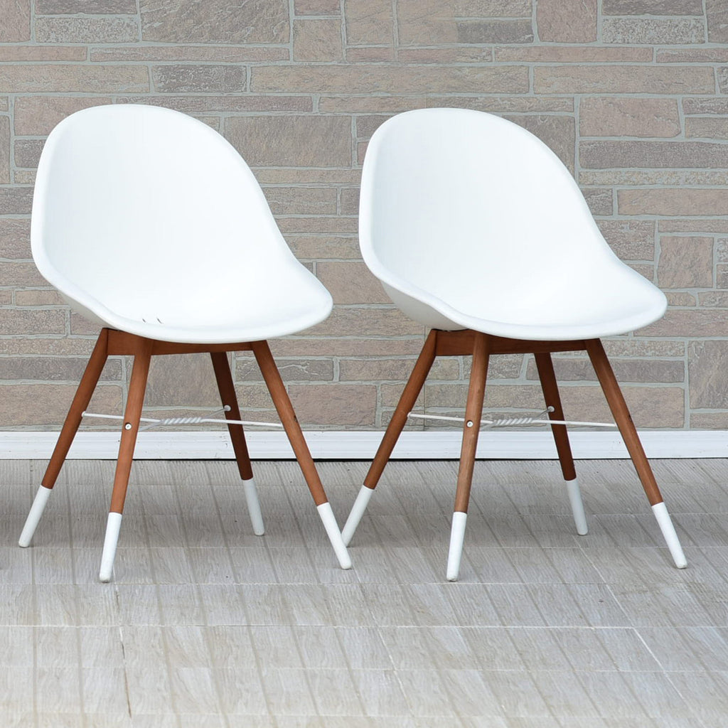 Midtown Concept Chamonix Side White Indoor Dining Chair - 4PC - SC CHAMONIX SIDE PAR